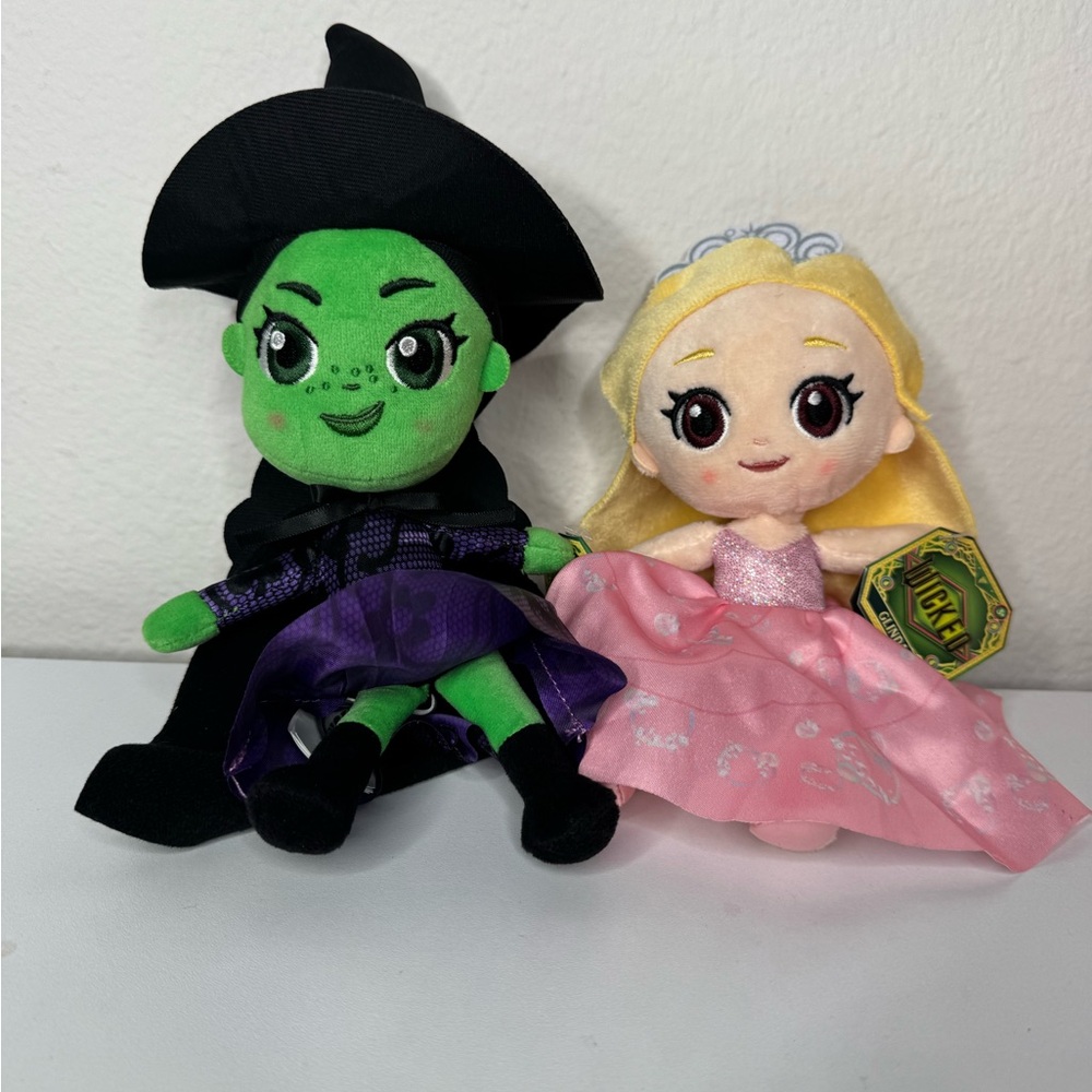 Wicked Elphaba Thropp & Glinda Upland Plush Set 10’ NWT  - only set